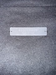 ESSENTIALS Fear of God Black Logo Crew Neck Short Sleeve T-Shirt Men L/XL