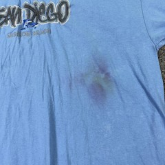 San Diego Mission Beach Shirt Mens XL Blue Alstyle Dolphin Tee Casual Logo