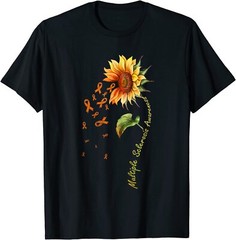 Multiple Sclerosis Awareness Sunflower Ms Awareness T-Shirt