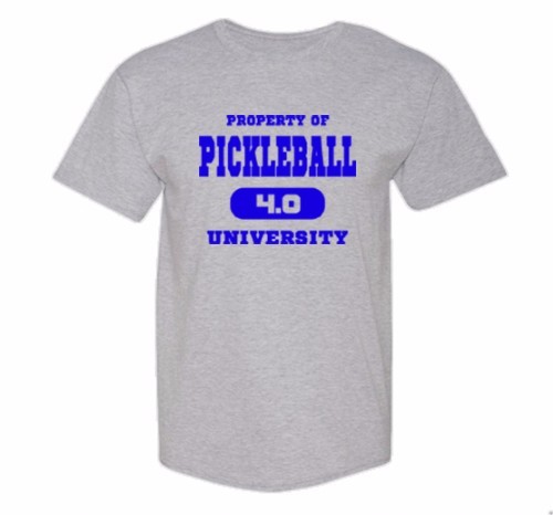 Pickleball Ink “Pickleball University 4.0” Small T-Shirt Preshrunk Cotton