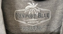Newport Blue Volkswagen Beetle Mens T Shirt M Gray I Dub Thee Bad Boys Y2K 2017