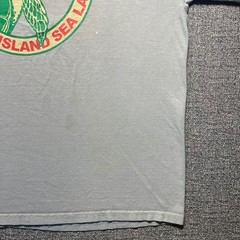 Vintage Dauphin Island Sea Lab Loggerhead Turtle T Shirt Grey XL Hanes Beefy T