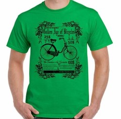 THE Golden Age Of Bicycles Mens Funny Cycling T-Shirt Bike Cycle MTB Road Racer