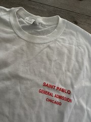Kayne West Saint Pablo T Shirt Mens XL 2016 Tour Merch General Admission Y2K