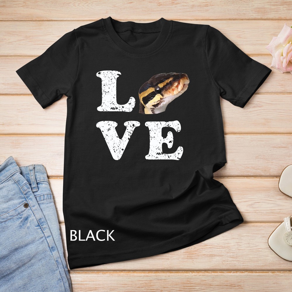 I Love my Ball Python T-shirt – Pet Snake Lovers Gift Unisex T-shirt