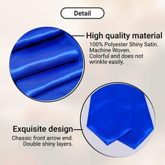 6 Pieces Unisex Graduation Stole Blank Graduation Sash Plain Grad Stole 72 In…