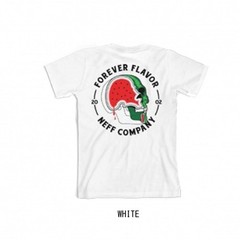 Neff Melon Cotton Crew Neck Short Sleeve Tee T-Shirt, Men’s Large, White New