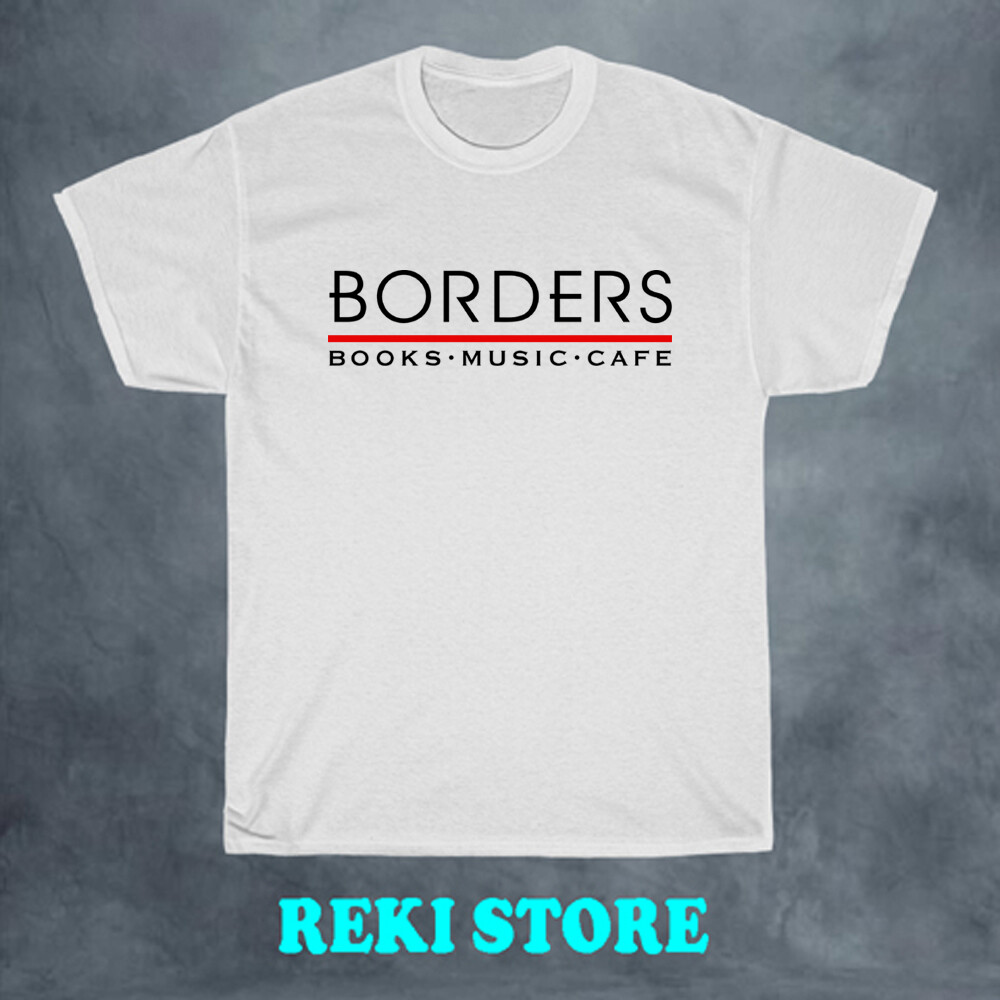 Borders Books Men’s White Size S-5XL