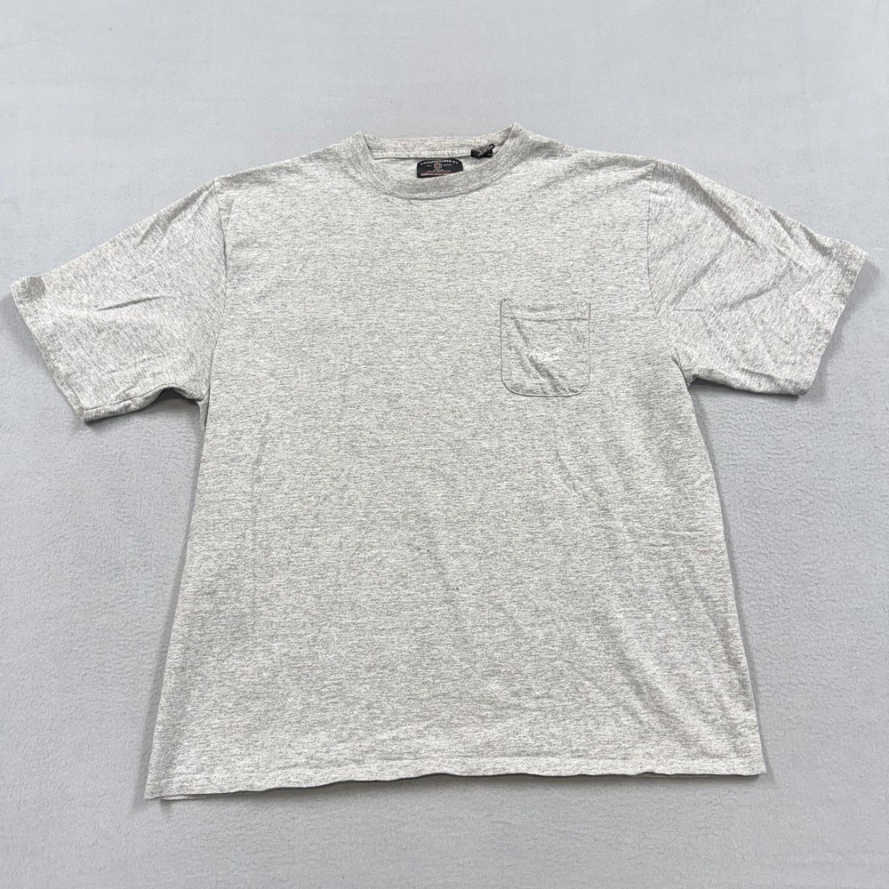 Vintage American Eagle Outfitters Shirt Mens Large Gray Pocket Tee Logo 90s