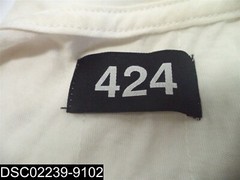 STAINED: NEW WITH TAGS 424 Wasteland Coordinates Long Length Shirt