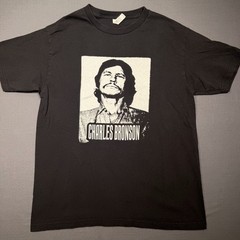 Charles Bronson Shirt Mens Medium Mugshot Photo Death Wish American Actor