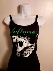 Deftones tank top Private Music Allbum Shirt Deftones Deftones Glitter Xxs -3xl