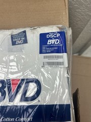 Vintage U.S. Military Issue BVD WHITE T-Shirts (3-Pack) Cotton Comfort – LARGE