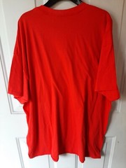 us postal t shirt men’s xl. Red with black letters.