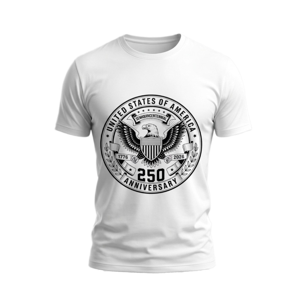 USA 250th Anniversary Shirt, Semiquincentennial 1776 2026 Tee, Patriotic Eagle