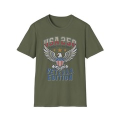 USA 250 Veteran Edition T Shirt 1776-2026 Patriotic Eagle Tee