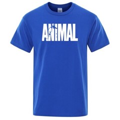 Animal T Shirt Mens Oversized Funny Tee Workout Gym 100% Cotton T-Shirts S -3XL