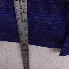 Smartwool Mens Blue Space Dye 100% Merino Wool Long Sleeve Base Layer Top L