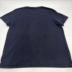 Calvin Klein Pima Cotton T-shirt Men XL Black Logo Embroidered.#46634