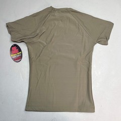 DUKE DRI Nylon/Spandex Tight Fit Military T-Shirt Men’s Sz L Coyote Tan T45499BG