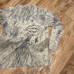 Vintage Mossy Oak Tshirt Men Size Large Hunting 3D Brush Camouflage Hunt Pocket
