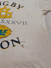 Nike Rugby Union T-shirt 70s Single Stitch Distressed