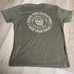 Few Will Hunt Consequence Of Habit Mens T Shirt Green Size Medium