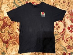 Vans Off The Wall Rose Graphic T-Shirt Black Size XLarge