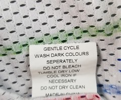 The RUSTY RABBIT Tank Top Mens Medium M Striped Perforated Sheer Jersey Pullover