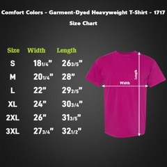 Comfort Colors 1717 Plain Cotton Heavyweight Crewneck Short Sleeve T-Shirt