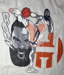 Adidas James Harden GU Kick Graphic T-Shirt Mens Size Small 2020 White