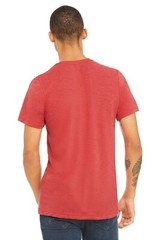 3 Pieces – BELLA + CANVAS 3413 Unisex Triblend T-Shirt 3413 – Red Triblend