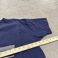 Vtg 80s Grunge Anvil Single Stitch XL Blue Graphic Tee T Shirt Webster Spring Co