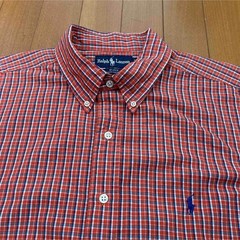 Ralph Lauren Polo BLAKE 80s-90s Vintage Short Sleeve Check Shirt Navy Japan