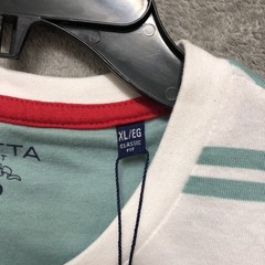Regatta Sport Mens Shirt Extra Large Classic Fit Crew Neck Green White NEW