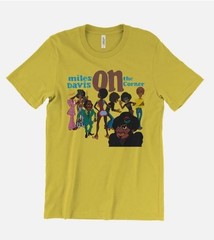 Miles Davis On The Corner T-Shirt Jazz Trumpet Legend Sketches In Spain brew lp
