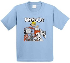 Paperboy Nes Video Game Cover T Shirt