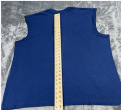 Coors Beer Banquet Tank Top Shirt Men XL Blue Spellout Golden Crew Wide Fit NWT