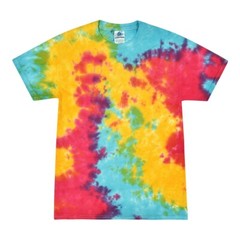 Pick a Red Tie Dye, Acid, Oil Wash Stripe T-Shirts Adult SM -5XL Colortone