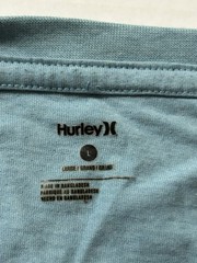 Hurley Men’s Slash Gradient Graphic T-Shirt Light Blue – Large