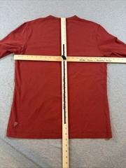 Public Rec Shirt Mens S Long Sleeve Orange Stretch