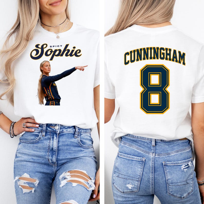 Spicy Sophie Cunningham 8 Fan Shirt, Indiana Basketball Apparel