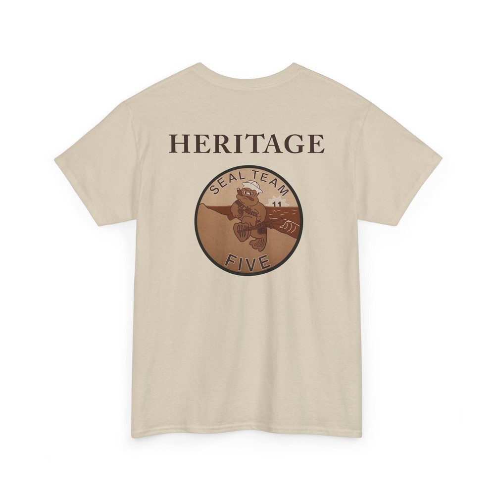 Rare Navy SEAL Team Five Heritage Repro Tee | Gift for Military Veterans Patriot