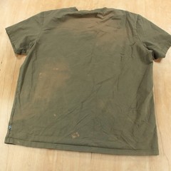 FJALLRAVEN Arctic Fox logo t-shirt LARGE tag sweden nordic outdoor camp