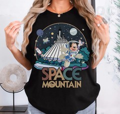 Disney Astronaut Mickey Space Mountain T-SHIRT UNISEX1