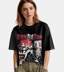 Dandadan T-shirt Okarun Shirt Momo Seiko Ayase Top Aira Turbo Granny Unisex Tee