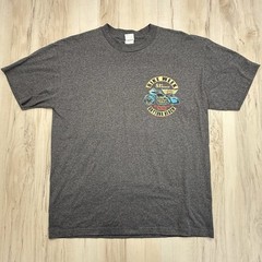 81st Annual 2022 Bike Week Daytona Beach Florida Adult LARGE Gray T-SHIRT Suna