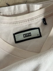 RARE 2017 KITH CLASSIC BOX LOGO SALMON/WHITE MEN’S T-SHIRT SZ M MEDIUM