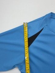 Adidas Boys Blue Athletic Logo T-Shirt Size Regular Condition Varies