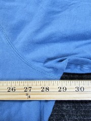 Duluth Trading Co Longtail T Shirt Mens 2XL Blue Cotton Relaxed Fit Crew Neck